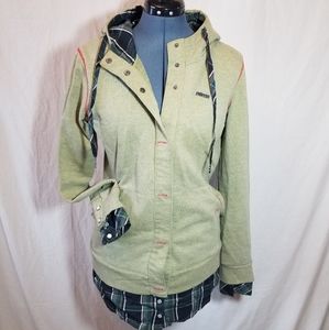 Nomis Hooded Sweatshirt Snap Closure